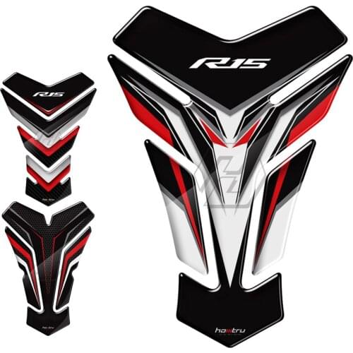 NEW 3D Resin Motorcycle Tank Pad Protector Sticker Case for Yamaha YZF-R15 R15 Models