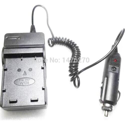 NP-W126 NP W126 Battery charger + car charger For Fujifilm HS50 HS35 HS33 HS30EXR HS33EXR X-Pro1 X-E1X-E2