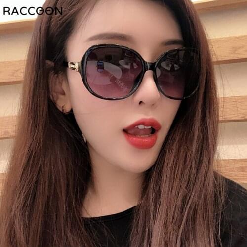 Trendy Butterfly Big Frame Sunglass Women Sand Beach Drive Retro Sun Glasses Tac Len Eyewear Ladies Fashion Vintage UV400 Brand