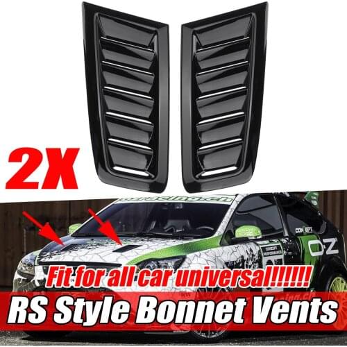 1 pair of GM front cover vent hoodfor ford for Focus MK2 for BENZ for Audi for BMW for Honda for Infiniti for Civic