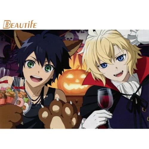 Seraph of the end Poster Cloth Silk Poster Home Decoration Art Fabric Poster Print 20x30cm,27x40cm.30x45cm