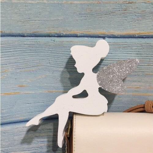 Children Bedroom Scandiniavian Decor Nursery Kids Room Decoration White Fairy Angel Nordic Kids Room Decor Wooden Angel Fairy