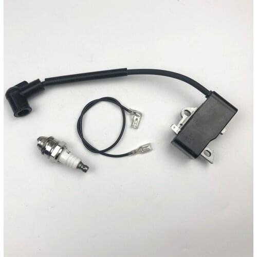 1 set Ignition Coil Spark plug chainsaw replacement garden supplies For STIHL FS80 FS80R FS75 FS85 FC75 FC85 KM85