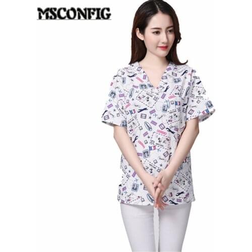 Caring Plane Cartoon Operating Room Overalls Female Hand Washing Clothes Brush Hand Pharmacy Pet Hospital Beauty Service