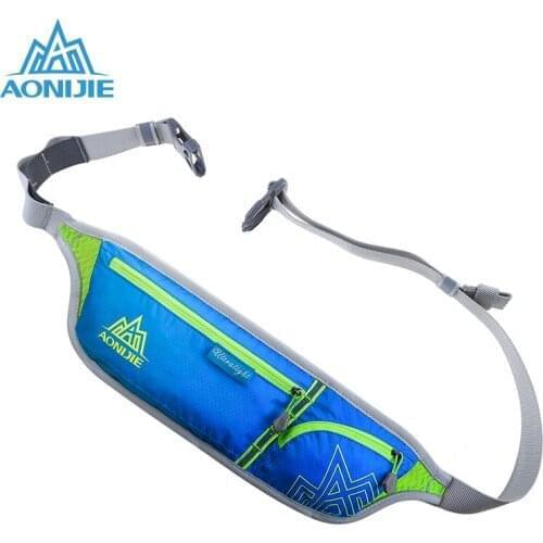 AONIJIE Running Bag For 6 inch Phone Marathon Waist Pack Outdoor Hiking Racing Fitness Money Belt Hip Bag