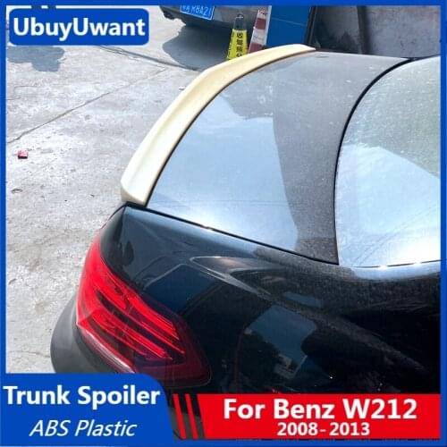 UBUYUWANT for Mercedes-benz W212 2008 2009 2010 2011 2012 2013 Rear Trunk Spoiler High Quality Abs Car Tail Wing Decoration