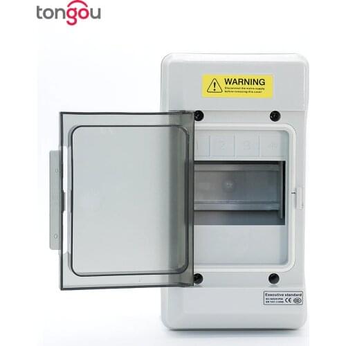 4 Ways IP66 PC Waterproof Distribution Box Switch Box Breaker Box