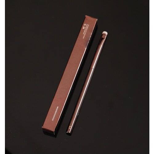 1 pc #11 Smudge Makeup brushes small detail eye Eyeshadow Make up brush exquisite Professional metal handle with box