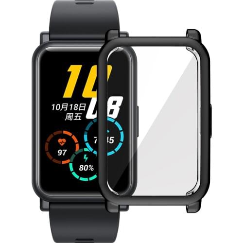 Soft Case For Honor Watch ES Strap TPU Plated All-Around Screen Protector Cover Bumper Protector Full Cover Screen Protection
