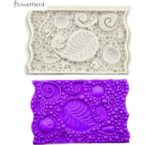 New Baking Tools for Cakes Jewelry Series Pearl Chain Diamond Silicone Mold Leaf Feather Fondant Mold Cake Decorating Tools