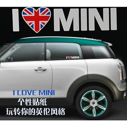 Specialize for Mini Cooper car use Personalized car side-door stickers High quality UV Protected for Mini cooper
