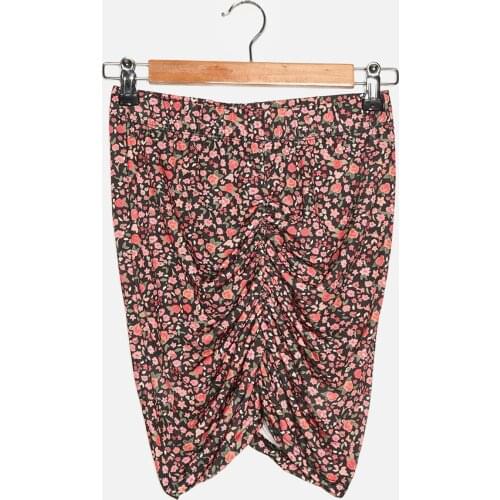 Trendyol Floral Mini Knitted Skirt TWOAW22ET0059