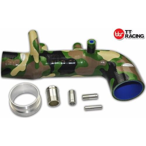 TT1861MGR- Silicone Induction Intake Hose Camo Grey Subaru Impreza Ver 5/6 GC8 EJ20 STi GR
