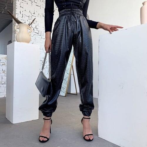 Wsevypo Women's Trousers Harem Pants
