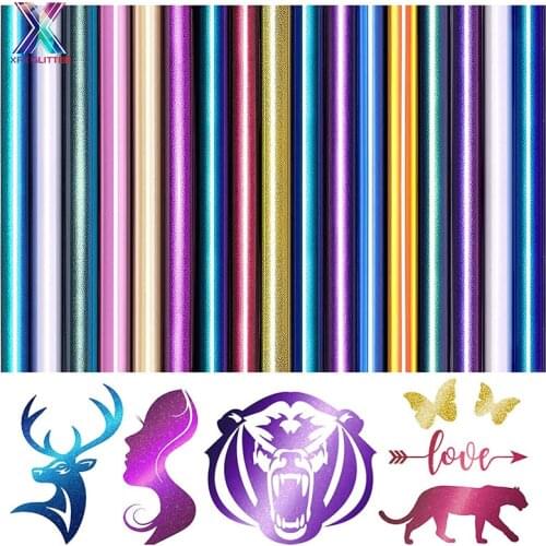 XINFANGXIU HTV Cricut 50cm*2m Multicolor Adhesive Craft Permanent Vinyl Sticky Making Sticker Letter Film Cricut Vinyl Transfer