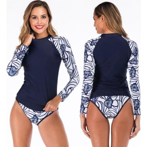 Suits Bath Woman Sexy Bikini Womens Swim Wear Tankini Plus Size Bathing Suit Long Sleeve Women Euro Surf Swimsuit