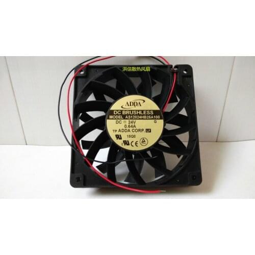 12025 as12024hb25a100 DC24V 0.64a 12cm frequency converter fan