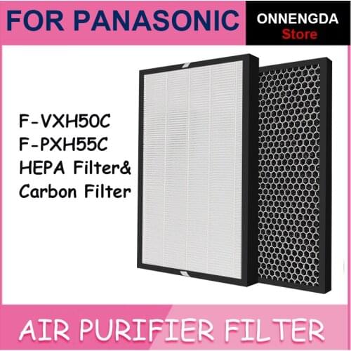 2pc F-ZXHD55C F-ZXHP55C air purifier hepa filter replacement panasonic F-PXH55C F-VXH50C F-VXK40C F-41C4VX F-VC50XJ-W F-VXJ50