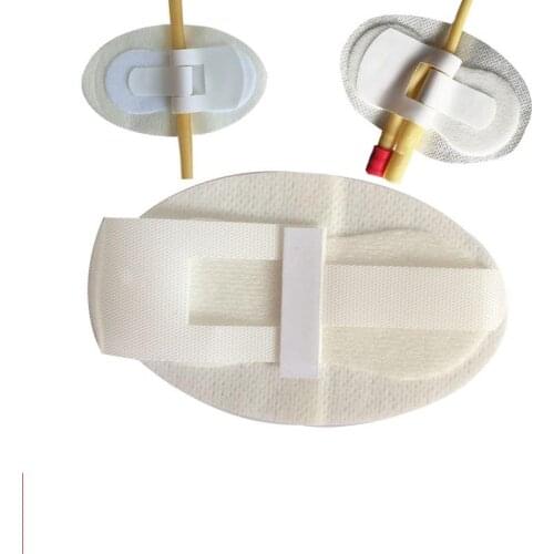 20pcs 10pcs 5pcs foley catheter holder homecare fixed stick catheter care non-woven adhesive holder sterilized fixed tube free