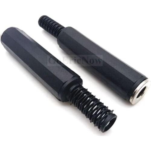 50pcs welding plastic TRS 1/4" 6.5mm 6.35mm stereo/momo Male/ Female Audio Connector Adapter Plug