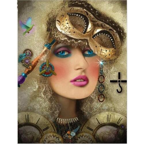 Diamond Embroidery Girls Diamond Painting New circular Stones Princess Pictures With Rhinestones Diamond Sale decor home WG190