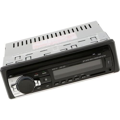 Car Radio Bluetooth 1 DIN In Dash 12V SD/USB Aux Input FM Stereo Head Unit