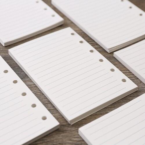 A5 A6 Journal Dotted Notebook Filler 100gsm Paper Grid Line Bland To Do Weekly Monthly Planner Kraft Inner Pages C15 D10 BRC