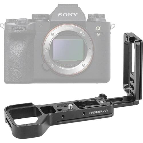 Camera Quick Release L Plate Metal Hand Grip Arca Swiss Bracket Holder Compatible with Sony Alpha A9 II a9 2 professional Versio