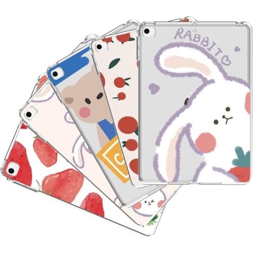 For ipad 9.7 5th 6th Generation 2017 2018 Funda Soft TPU Transparent Matte Silicone Case For ipad Air 1 Air 2 Pro 9.7 inch 2016