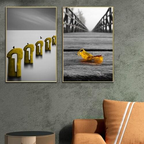 BALLEAY ART Black and White Art Canvas Painting Wall Decoration Watercolor Posters Prints For Living Room Bedroom Art Picture