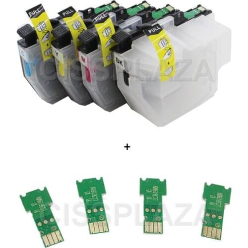 CISSPLAZA 1x LC3019 LC3017 Refill Ink Cartridge for Brother MFC-J5330DW MFC-J6530DW J6730DW MFC-J6930DW