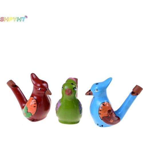 Coloured Drawing Water Bird Whistle Musical Instrument Bathtime Musical Toy for Kid Early Learning Educational Children Gift