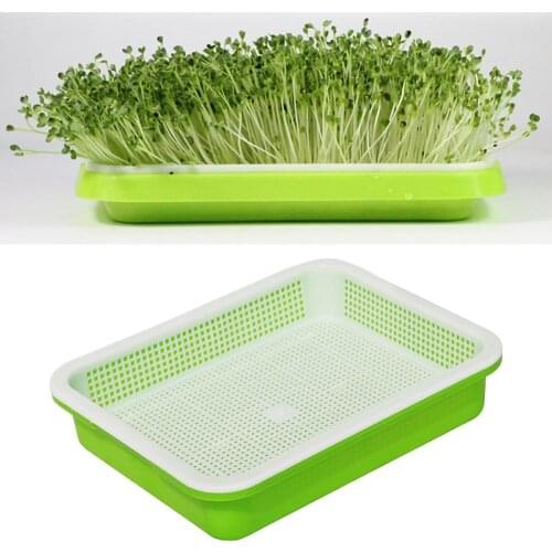 Double-layer Plastic Seedling Tray Hydroponic Flower Basket Flower Plant Soil-Free Nursery Pots Sprout PP Paper Planting Sprout