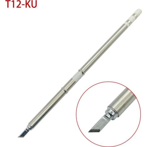 T12 Electronic Soldering Tips 220v T12-KU Series Iron Solder Tip Welding Tools for FX907/9501 Handle T12 station