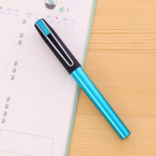 Hot Sale Posture Correction Popular Blue School Plastic Office EF Nib Fountain Pen