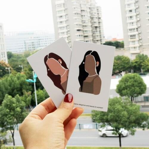 Hot Sale 100pcs/Lot Jewelry Packaging Paper Card Ear Stud Drop Earrings Organizer Cards Holders Fashion Pattern High Quality