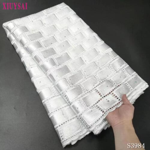 Hot Selling 100% Cotton African Dry Lace Fabric Nigerian Lace Fabric 2021 High Quality Swiss Voile In Switzerland 5 Yard