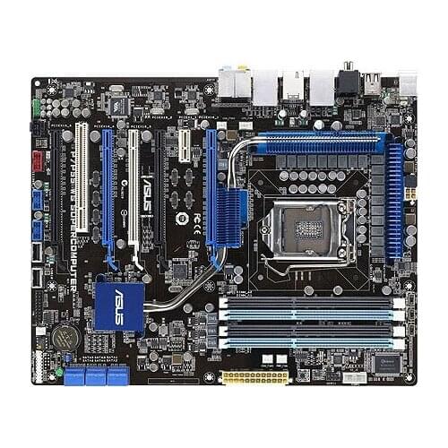 Free shipping original motherboard for for ASUS P7P55 WS Supercomputer DDR3 LGA 1156 USB2.0 boards 32GB P55 Desktop motherborad