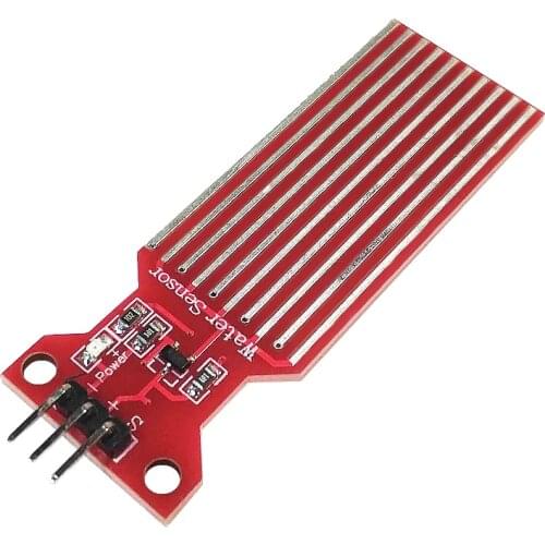 The rainwater level sensor module intelligently detects the depth and height of the liquid level (for Arduino)