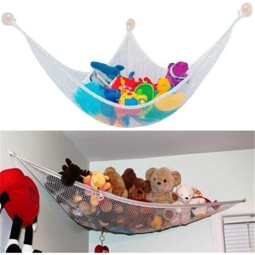 Hanging Toy Hammock Net Stuffed Jumbo Animals Organizer Storage Organizer New Kids Toys Kitchen wall-mounted Storage Boxes