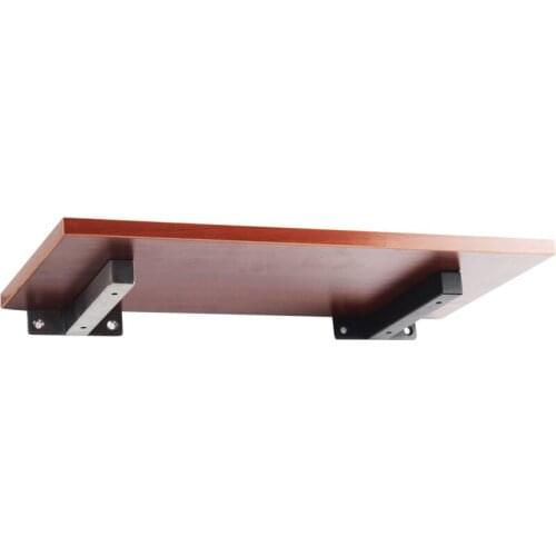 Matel Furniture Supports Brackets Stainless Steel Silver Black Wall Mount Shelf Brackets 10/15/20/25/30/35/40cm 1pcs