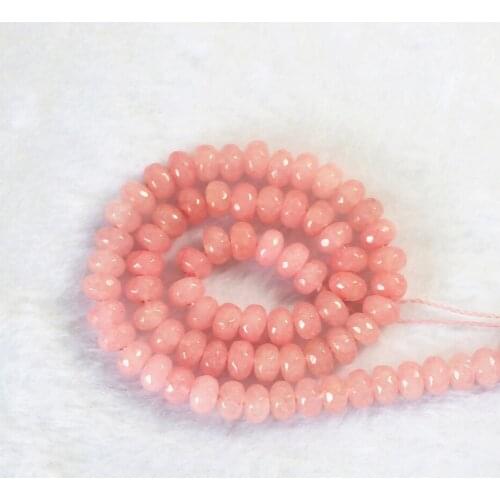 Lovely Pink Crystal 2X4mm 4X6mm 5X8mm abacus faceted beads loose diy woman jewelry B152