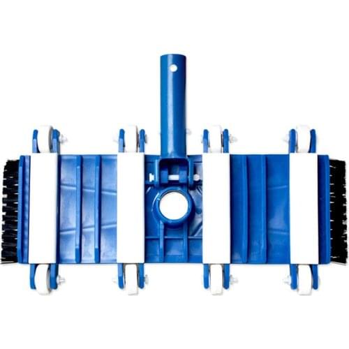 Swimming Pool Vacuum Head with Brush Suction Wheel Suction Head Cleaning Tool 14 Inch #CW