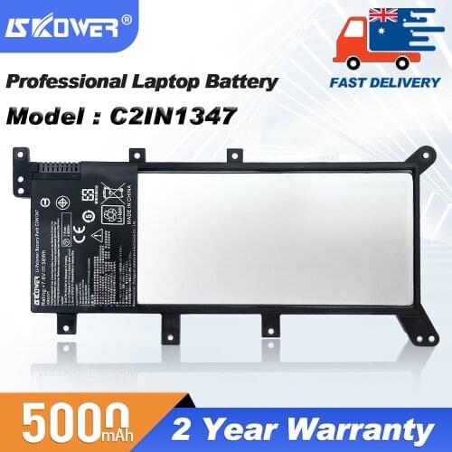 SKOWER Laptop Battery For Asus X555 X555L X555LA X555LD X555LN X555MA Series C21N1347 38Wh + Free Tools