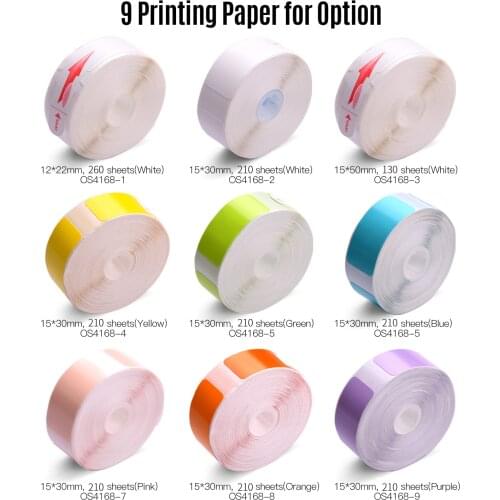 1 Roll Thermal Printing Label Paper Self-adhesive Name Price Barcode Sticker Waterproof Tear-Resistant for L11 Label Printer