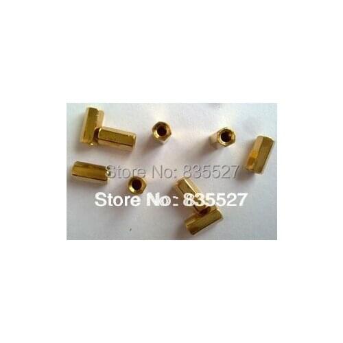 100pcs/lot 10MM hollow copper pillar M3 10 mm high