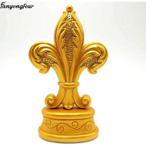 3D Iris Flower Mould DIY Candle Gypsum Resin Concrete Silicone Mould Home Decoration Tool Sugar Chocolate Cake Mould