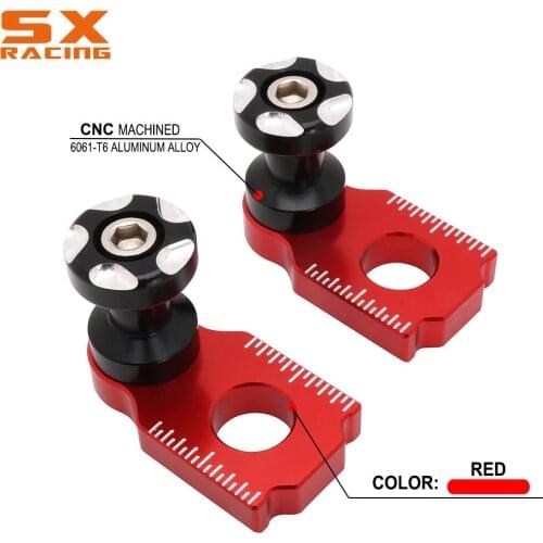 Motorcycle CNC Aluminum CNC Rear Chain Adjuster Axle Block For Honda CRF1000L CRF 1000L CRF1000 2016 2017 2018 2019 Dirt Bike