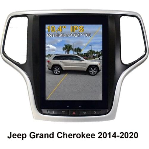 10.4 inch Car radio multimedia player head unit Android 9.0 4GB Tesla style Car GPS Navigation For JEEP Grand Cherokee 2014-2021
