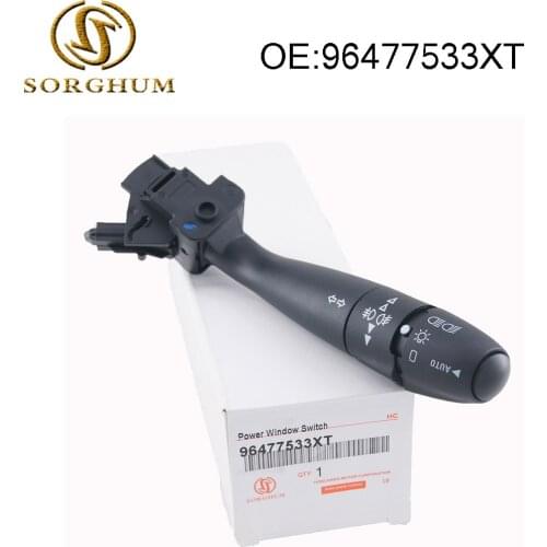 Car Indicator Turn Signal Switch 96477533XT For Peugeot 1007 206 207 307 406 407 96630724XT 96530923XT 6242.ZN 6239.Z5 6242.H0